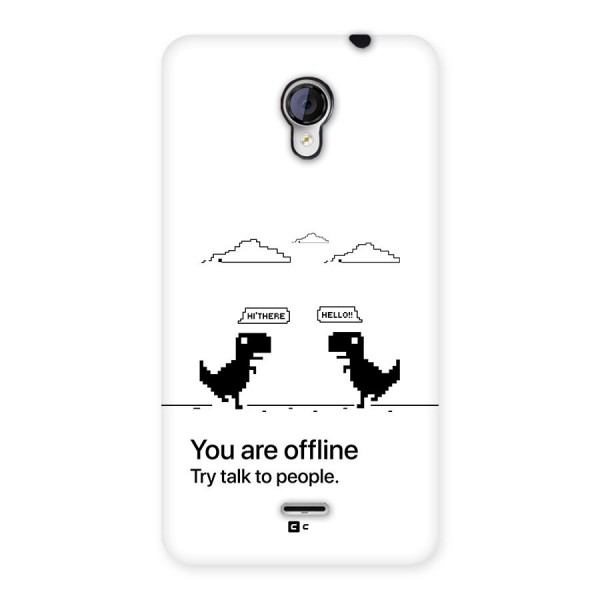 You Are Offline Back Case for Unite 2 A106