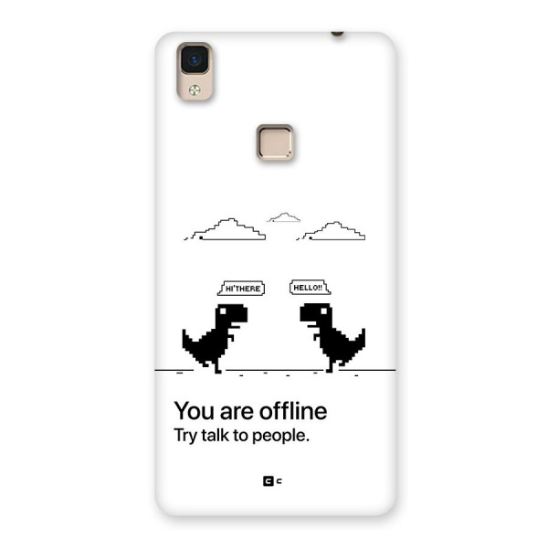 You Are Offline Back Case for V3 Max