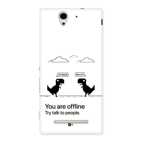 You Are Offline Back Case for Xperia C3