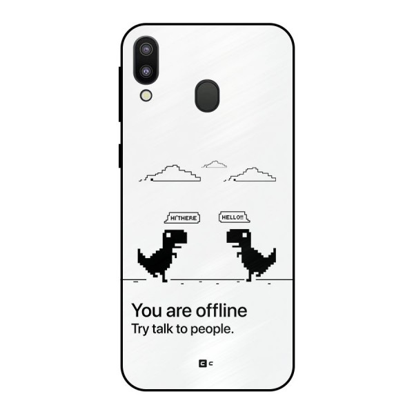 You Are Offline Metal Back Case for Galaxy M20