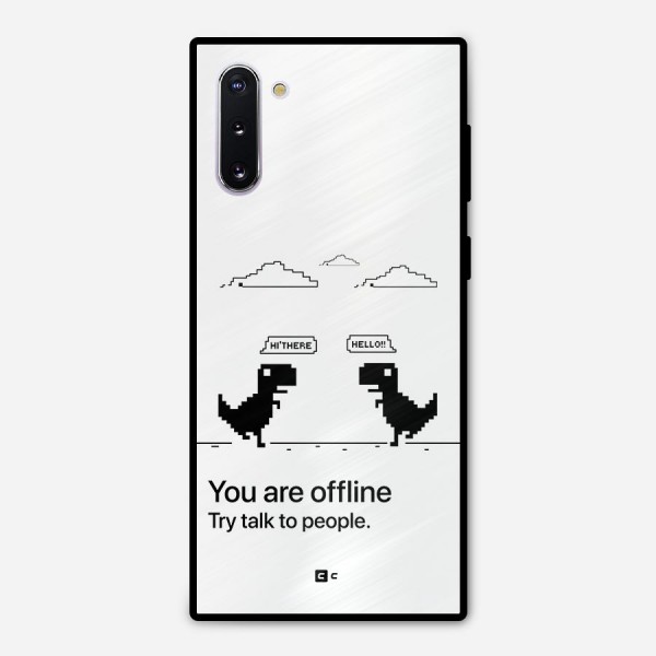 You Are Offline Metal Back Case for Galaxy Note 10