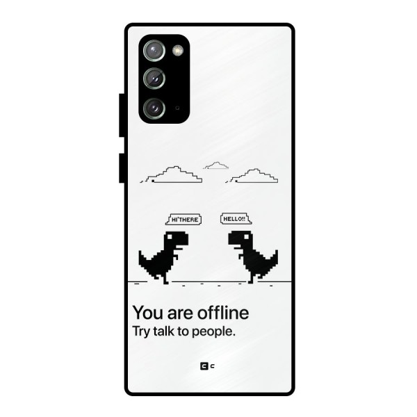 You Are Offline Metal Back Case for Galaxy Note 20