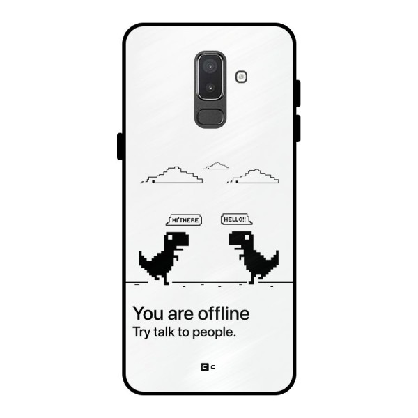 You Are Offline Metal Back Case for Galaxy On8 (2018)