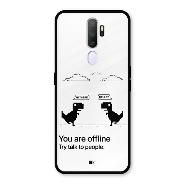 You Are Offline Metal Back Case for Oppo A9 (2020)