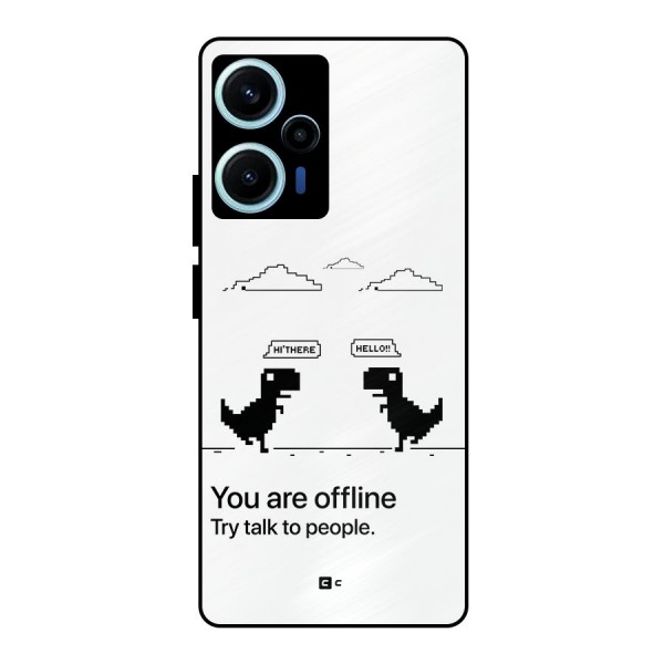 You Are Offline Metal Back Case for Poco F5