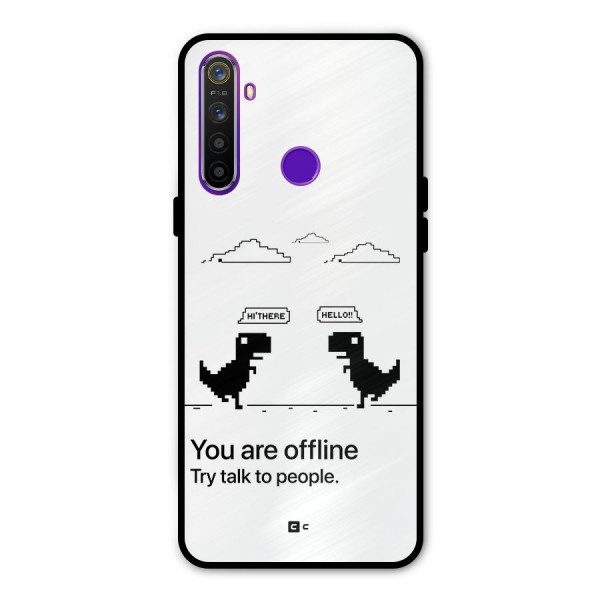 You Are Offline Metal Back Case for Realme Narzo 10