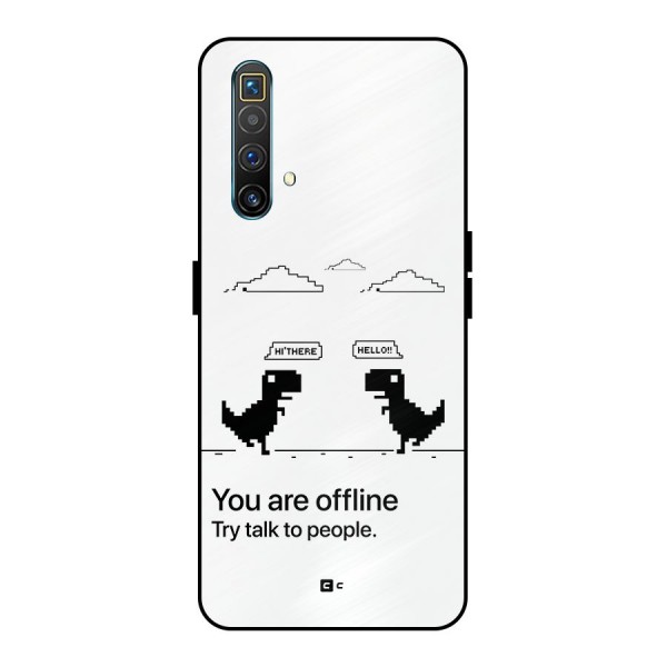 You Are Offline Metal Back Case for Realme X3 SuperZoom