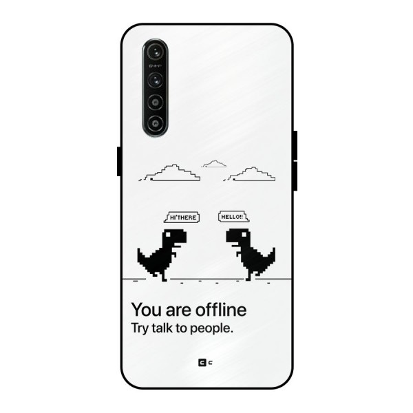 You Are Offline Metal Back Case for Realme XT