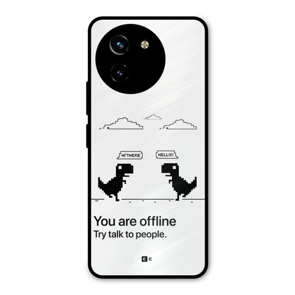 You Are Offline Metal Back Case for Vivo Y200i