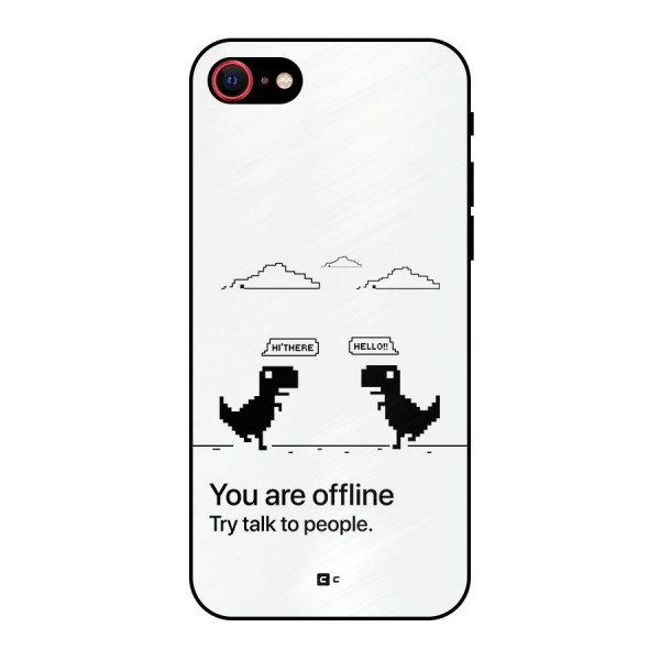 You Are Offline Metal Back Case for iPhone SE 2022