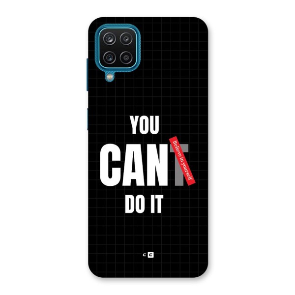 You Can Do It Back Case for Galaxy F12