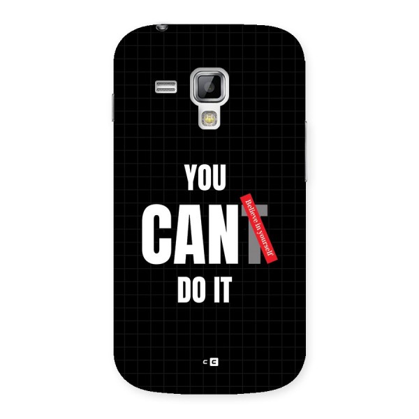 You Can Do It Back Case for Galaxy S Duos