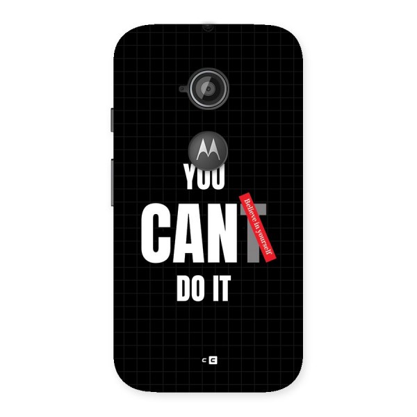 You Can Do It Back Case for Moto E 2nd Gen