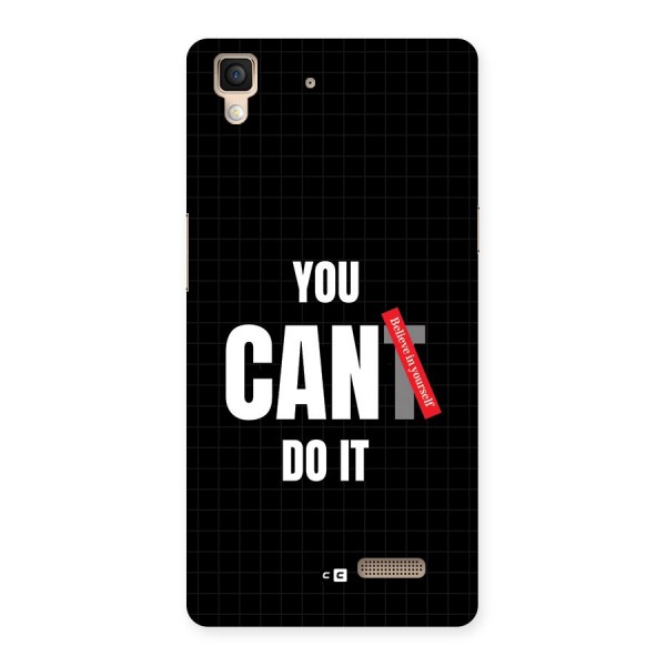 You Can Do It Back Case for Oppo R7