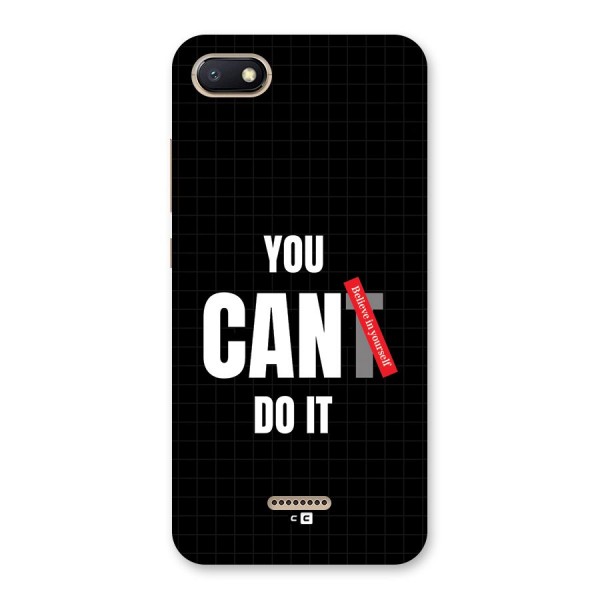 You Can Do It Back Case for Redmi 6A