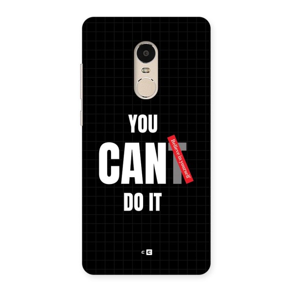 You Can Do It Back Case for Redmi Note 4