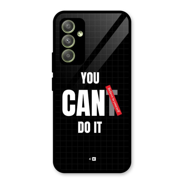 You Can Do It Glass Back Case for Galaxy A54