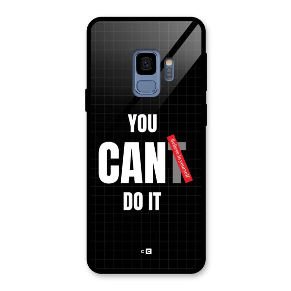 You Can Do It Glass Back Case for Galaxy S9