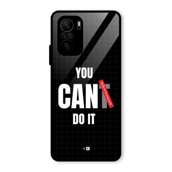 You Can Do It Glass Back Case for Mi 11x