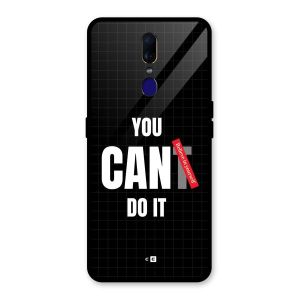 You Can Do It Glass Back Case for Oppo F11