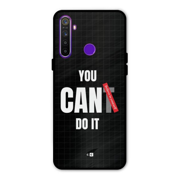 You Can Do It Glass Back Case for Realme 5s