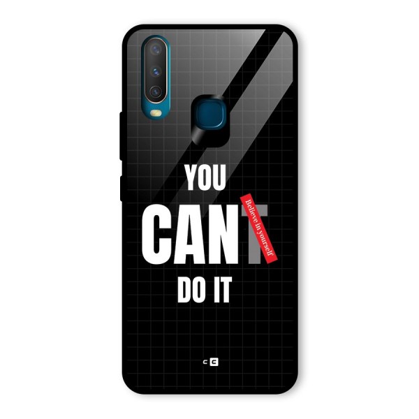 You Can Do It Glass Back Case for Vivo Y12