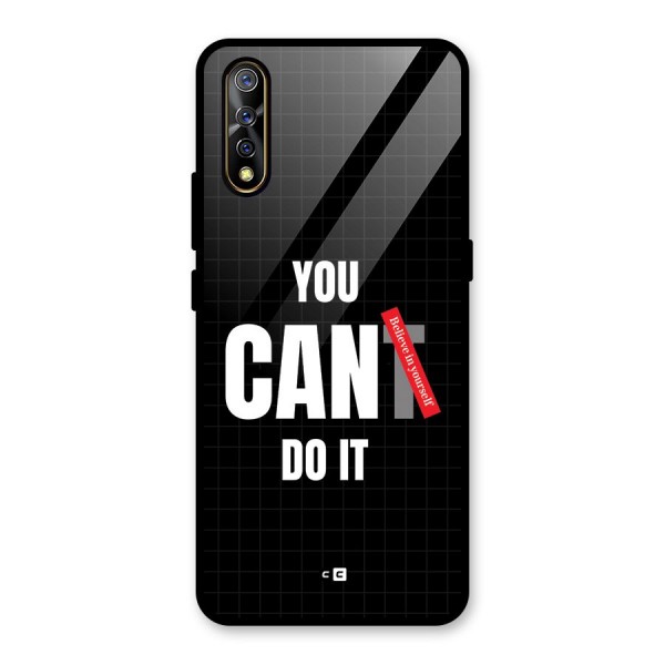 You Can Do It Glass Back Case for Vivo Z1x