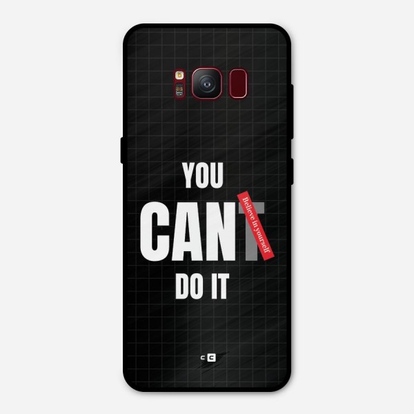 You Can Do It Metal Back Case for Galaxy S8