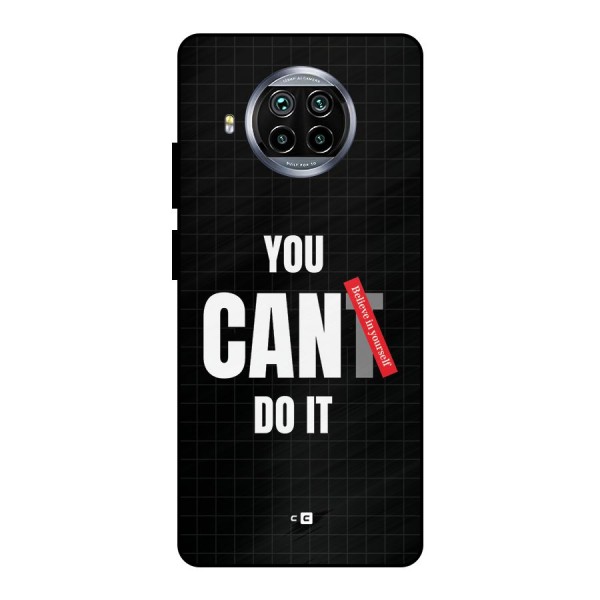 You Can Do It Metal Back Case for Mi 10i
