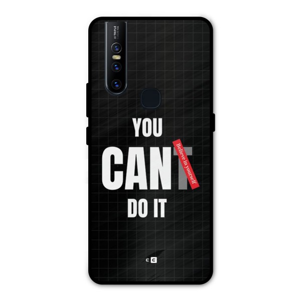 You Can Do It Metal Back Case for Vivo V15