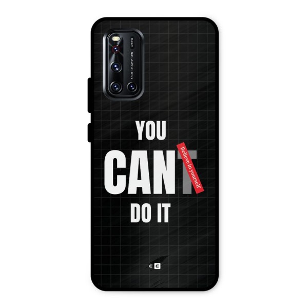 You Can Do It Metal Back Case for Vivo V19