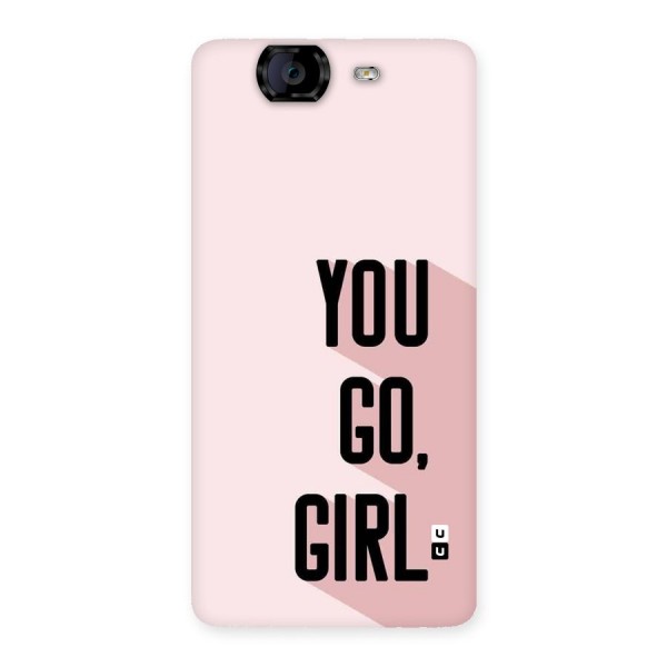 You Go Girl Shadow Back Case for Canvas Knight A350