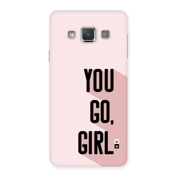 You Go Girl Shadow Back Case for Galaxy A3