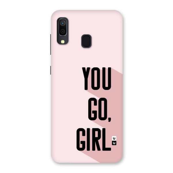 You Go Girl Shadow Back Case for Galaxy A30