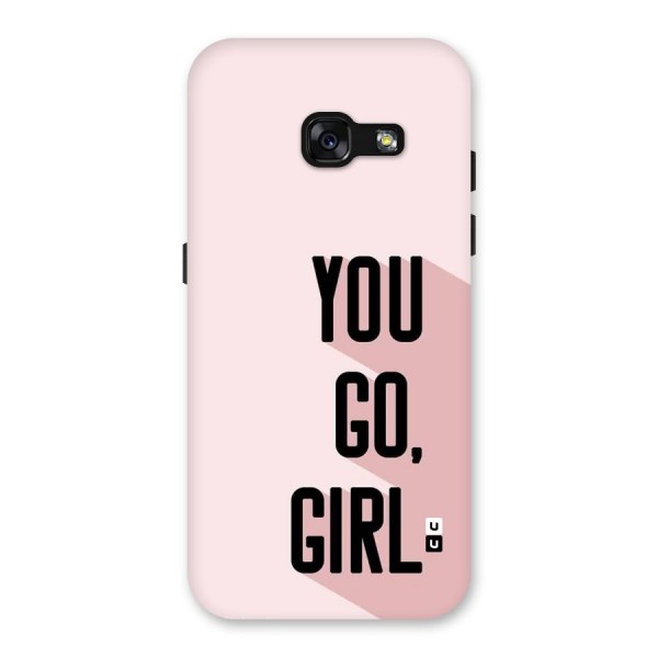 You Go Girl Shadow Back Case for Galaxy A3 (2017)