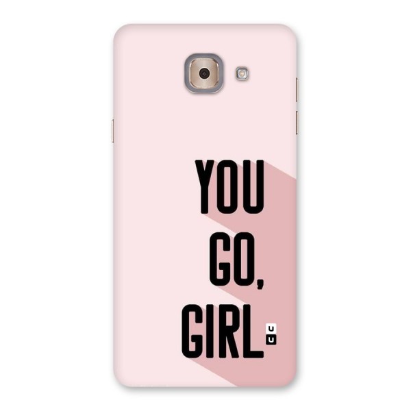 You Go Girl Shadow Back Case for Galaxy J7 Max