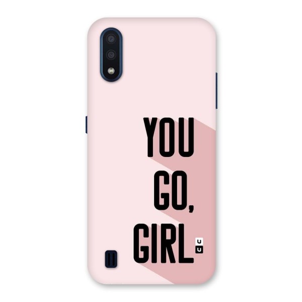 You Go Girl Shadow Back Case for Galaxy M01