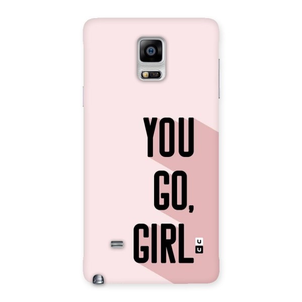 You Go Girl Shadow Back Case for Galaxy Note 4