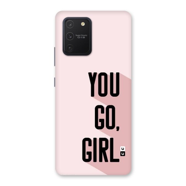 You Go Girl Shadow Back Case for Galaxy S10 Lite