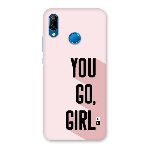 You Go Girl Shadow Back Case for Huawei P20 Lite