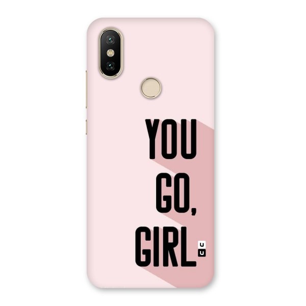 You Go Girl Shadow Back Case for Mi A2