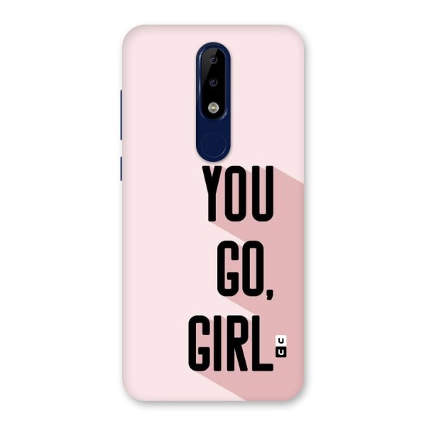 You Go Girl Shadow Back Case for Nokia 5.1 Plus