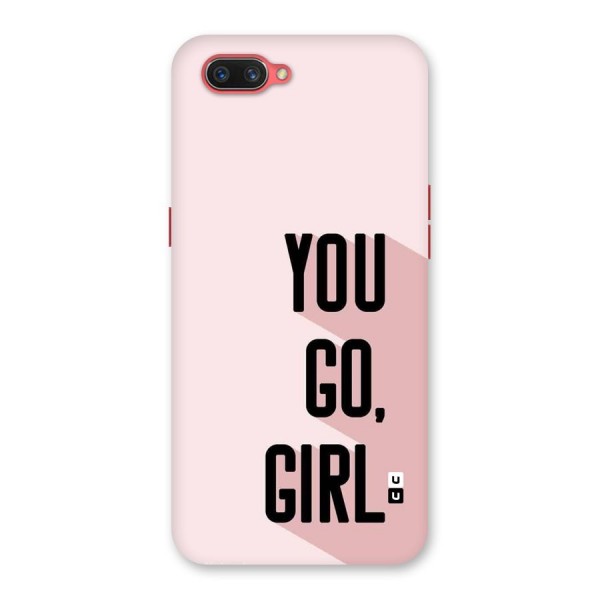 You Go Girl Shadow Back Case for Oppo A3s