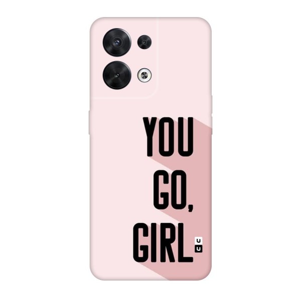 You Go Girl Shadow Back Case for Oppo Reno8 5G