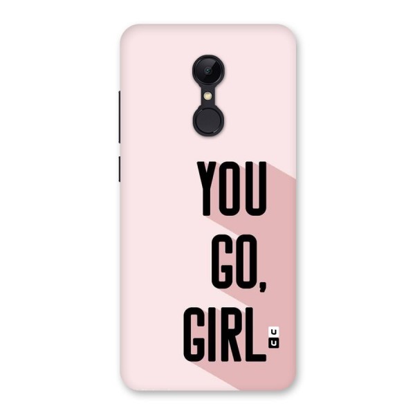 You Go Girl Shadow Back Case for Redmi 5