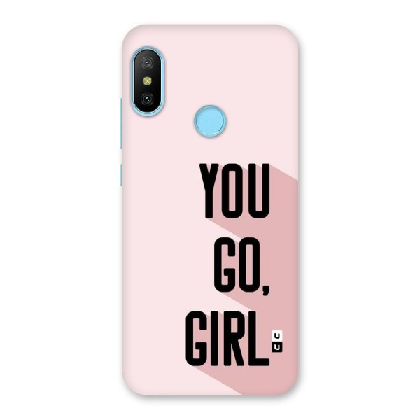 You Go Girl Shadow Back Case for Redmi 6 Pro