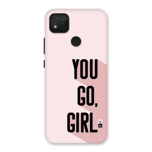 You Go Girl Shadow Back Case for Redmi 9