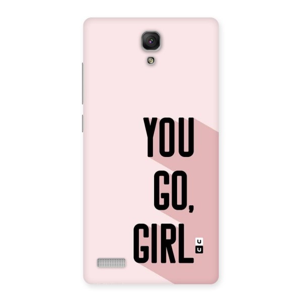 You Go Girl Shadow Back Case for Redmi Note