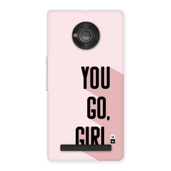 You Go Girl Shadow Back Case for Yuphoria