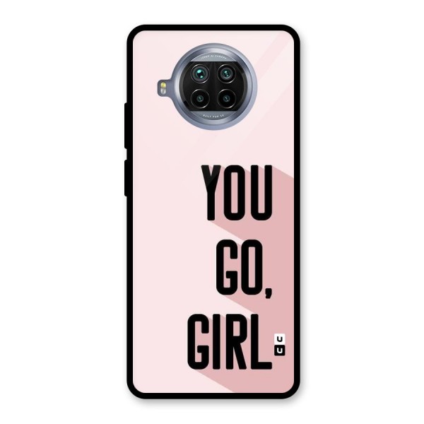 You Go Girl Shadow Glass Back Case for Mi 10i